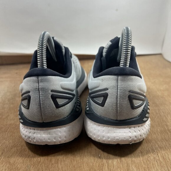 Brooks Glycerin GTS 19 Women Size 7 D Grey White Running Shoe Laced Up Casual - Picture 4 of 9